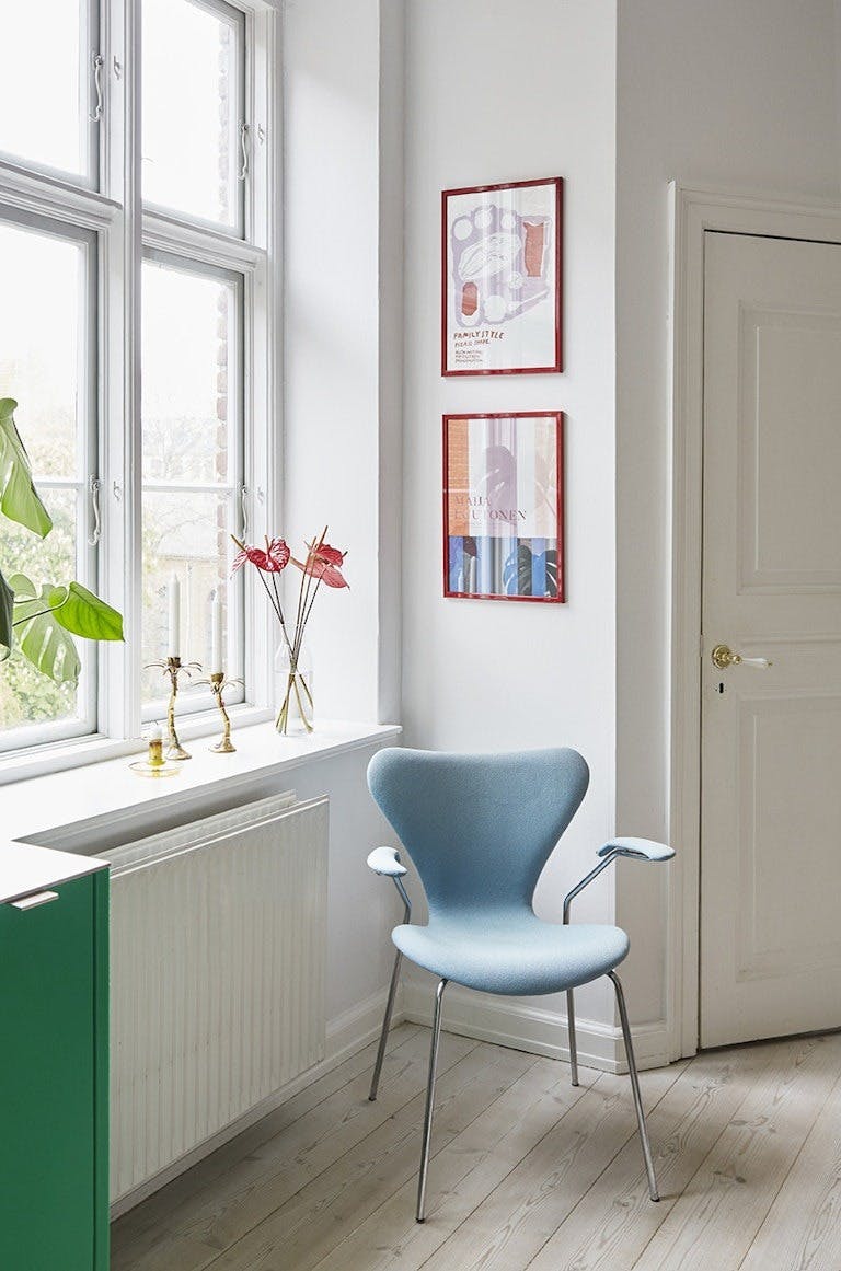 Røde detaljer i hjemmet Røde detaljer i hjemmet